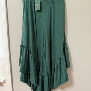 HALARA Teal crop capris